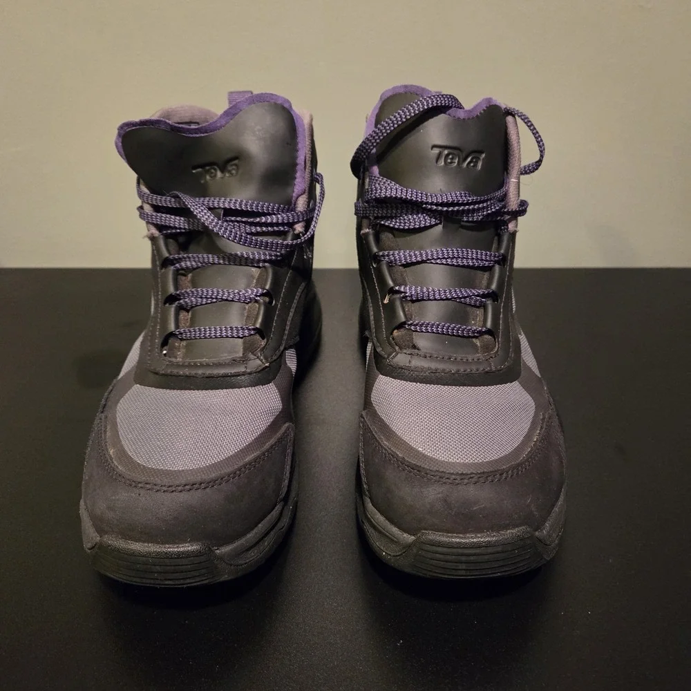 Teva Geotrecca Rapid Proof Hiking Boots Waterproof, Women's Size 8, Gray Black